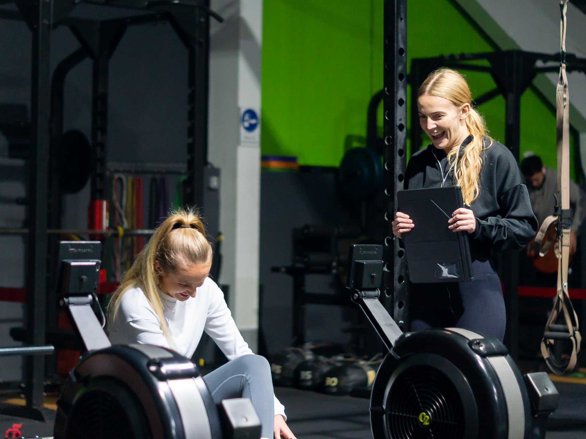 PT class exercise instruction