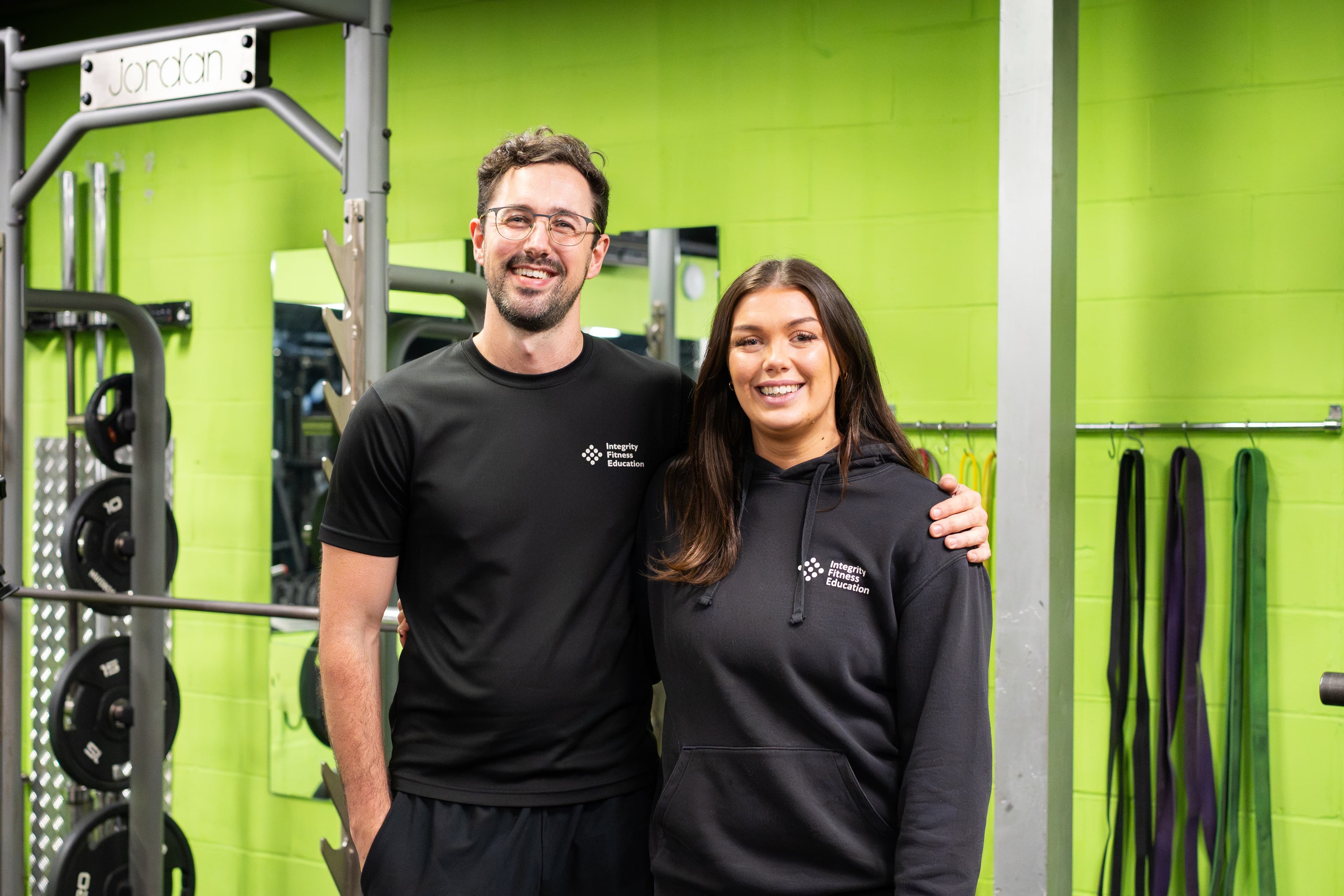 Harry and Paris, founders of Integrity Fitness Education